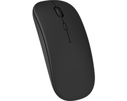 Nuvance Draadloze Muis - Bluetooth - Stil - Laptop & Gaming - Draadloos - Computermuis - Links & Rechtshandig - Zwart