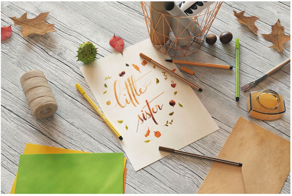 STABILO Pen 68 - Premium Viltstift - Licht Groen - per stuk — afbeelding 12