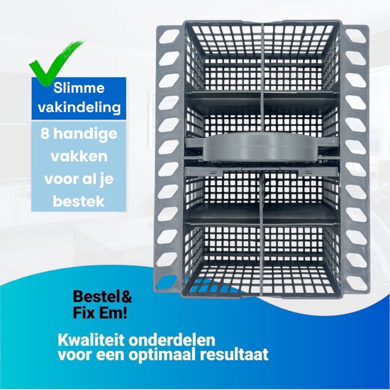 Vaatwasmand voor borden, 50x50 cm - Koop online | KitchenLab