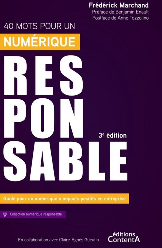 40 mots pour un numérique responsable - 3e édition - cover
