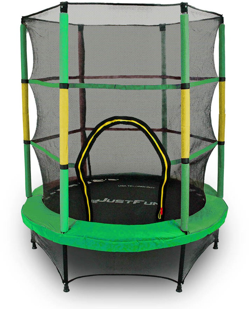 GROEN-GELE TRAMPOLY VOOR HUIS EN TUIN 140 JF