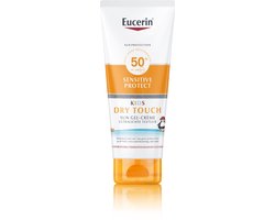 Eucerin Sensitive Protect Dry Touch Kids Gel-Crème Zonnebrand Kinderen - SPF 50+ - Zonnebrandcreme voor Gezicht en Lichaam - 200 ml