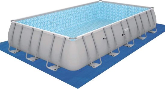 Bestway Power Steel Zwembadset rechthoekig 671x366x132 cm 56470