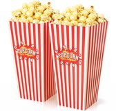 Dayshake Popcorn Bakjes - 60 stuks - Popcorn Zakjes voor Kinderfeestjes - Snoepbakje voor Traktaties