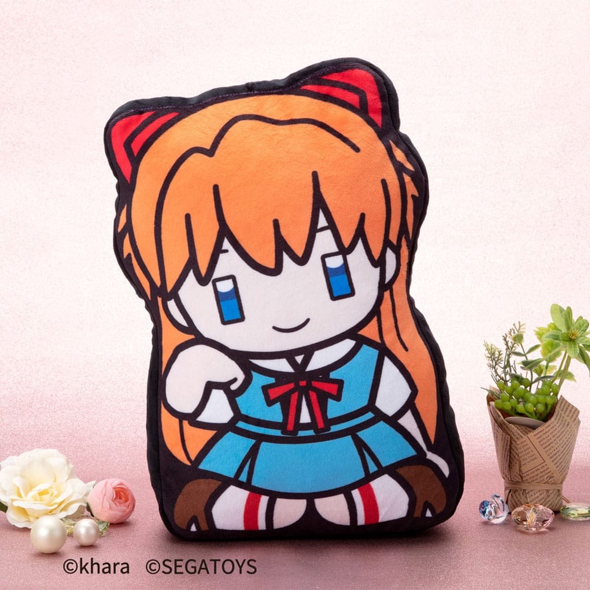 SEGA Neon Genesis Evangelion 2D Knuffel Figure Asuka Langley Soryu 32 cm Knuffeles