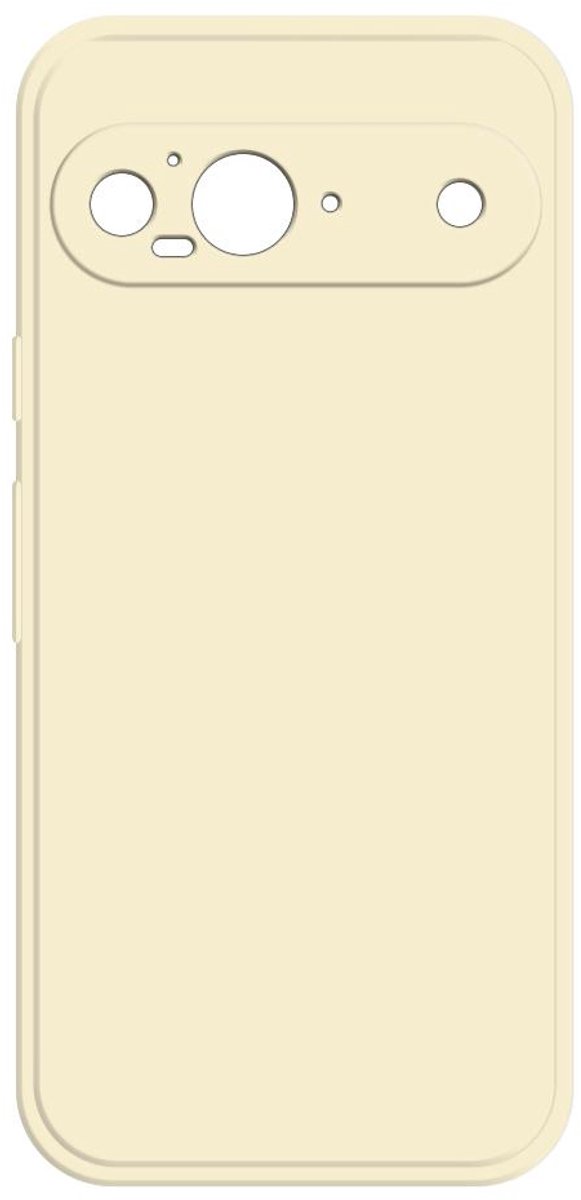 Hoesje voor Google Pixel 9 - Phonesta Color Silicone Back Cover - Beige