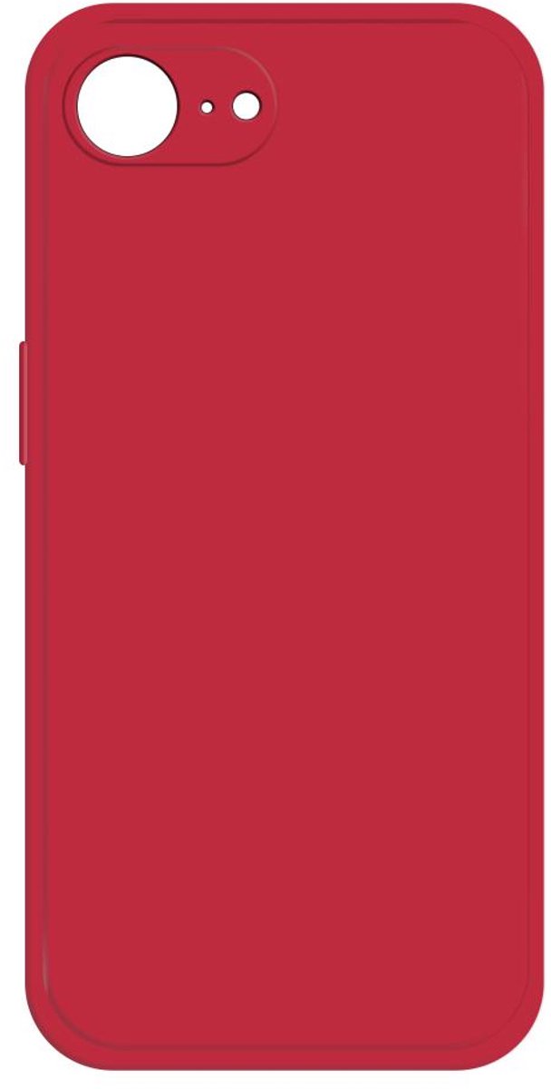 Hoesje voor Apple iPhone 16e - Phonesta Color Silicone Back Cover - Rood