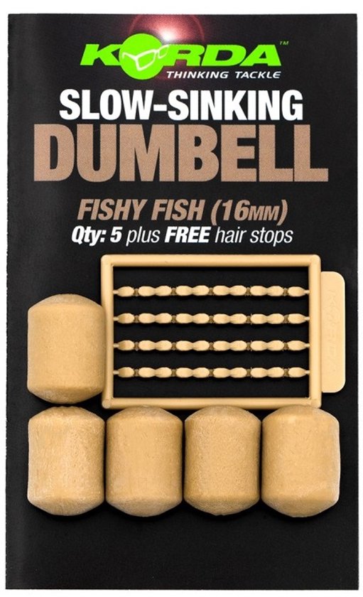 Korda Slow Sinking Dumbell Fish Fish - 16mm van Korda — afbeelding 5