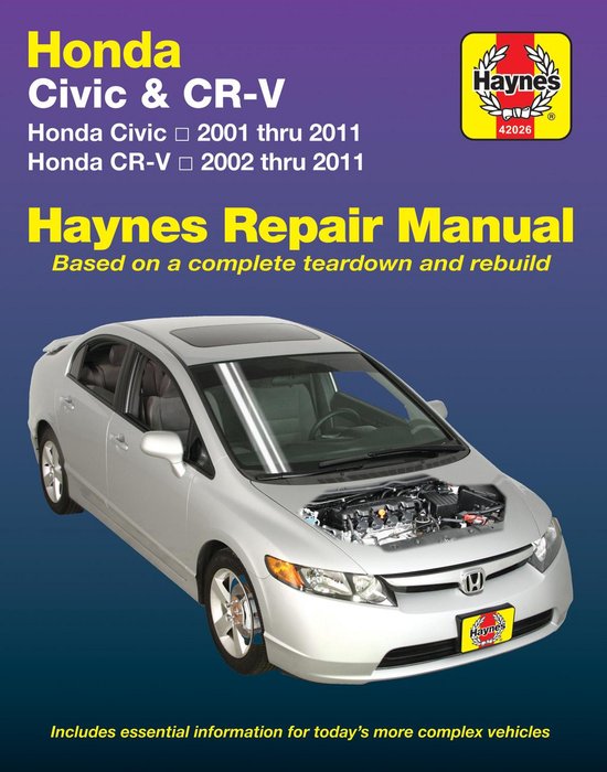 Honda Civic (2001-2010) & CR-V (2002-2009) Haynes Repair Man ... - cover