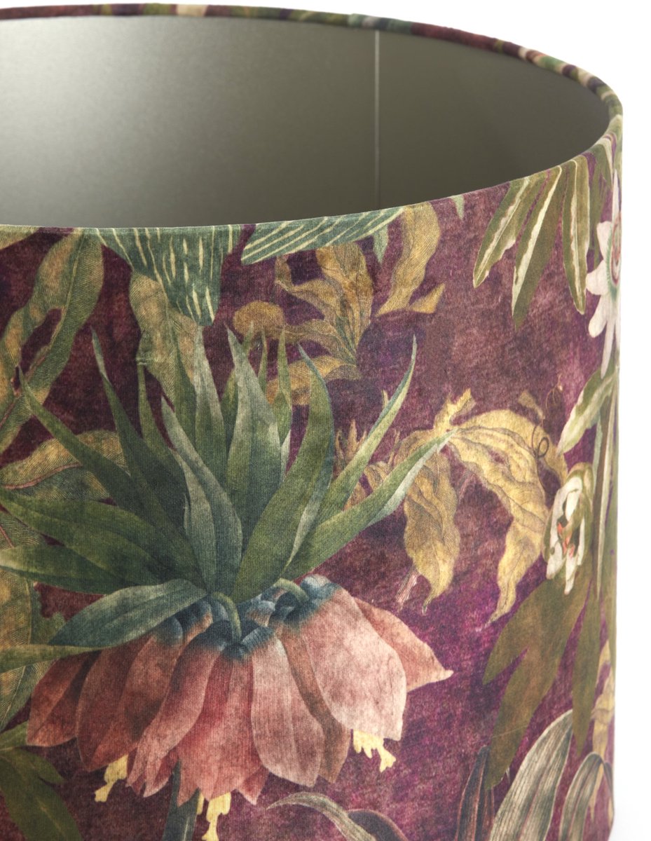 Kap - paars - Passion - textiel - Ø 40cm - E27 - 2240957 - Light & Living
