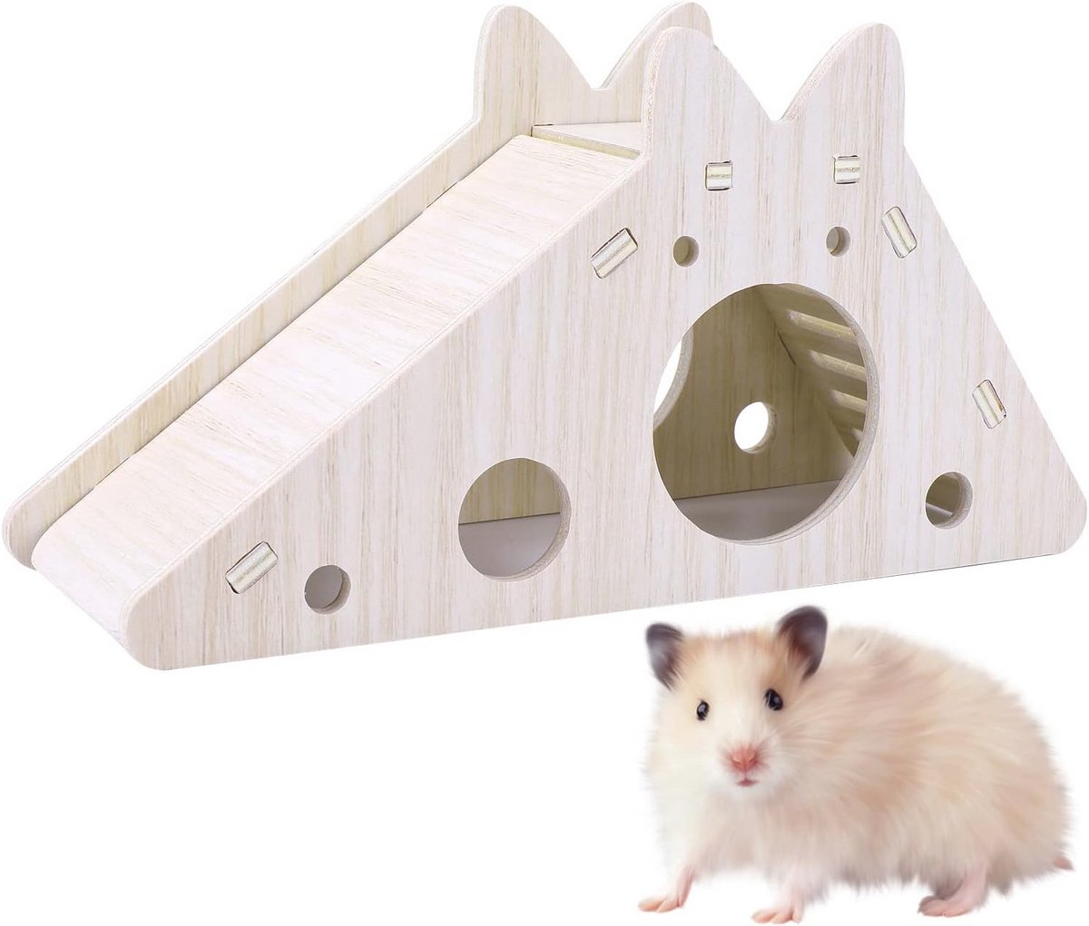 Hamsterhuis met Ladder en Glijbaan | Speelgoed en Accessoires voor Kleine Dieren