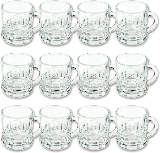 Shotglazen 3cl - Stijlvol en Functioneel - 12 Stuks | bol