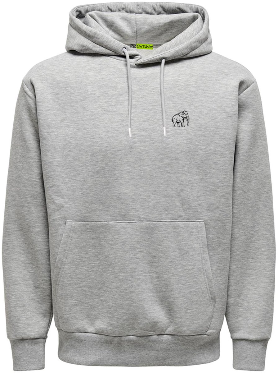 100% Katoenen Zwaargewicht Mammoet Capuchon Hoodies voor Heren en Dames Pure Cotton Hoodie for Men van Mammoth 2XL