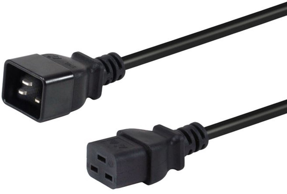 Equip 112131 electriciteitssnoer Zwart 3 m IEC C20 IEC C19