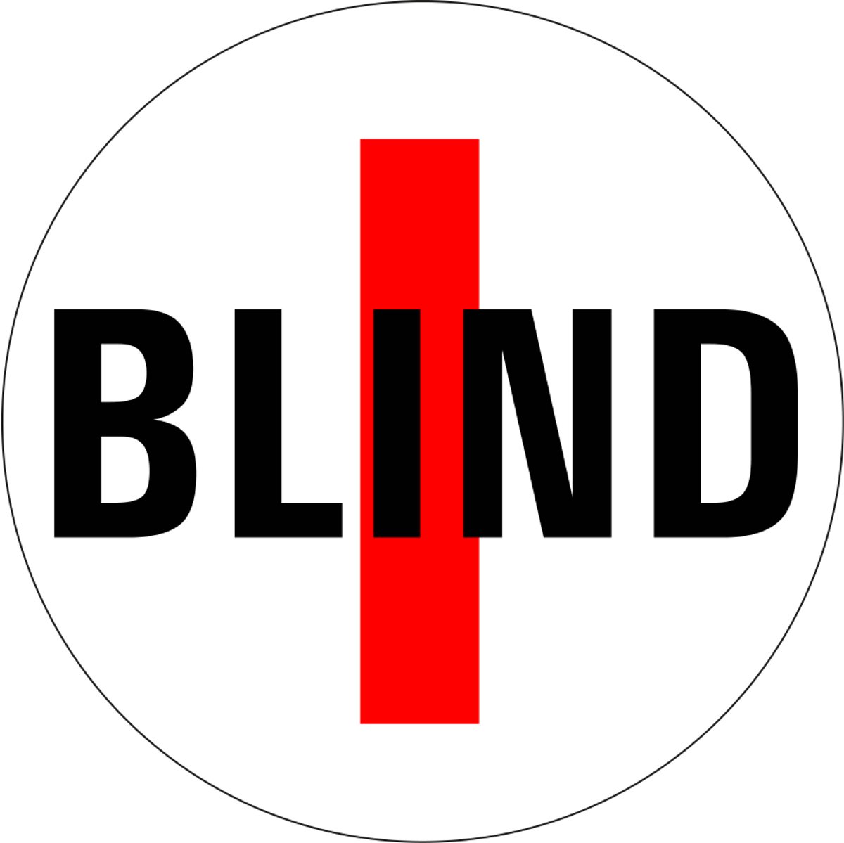 Blind sticker 200 mm
