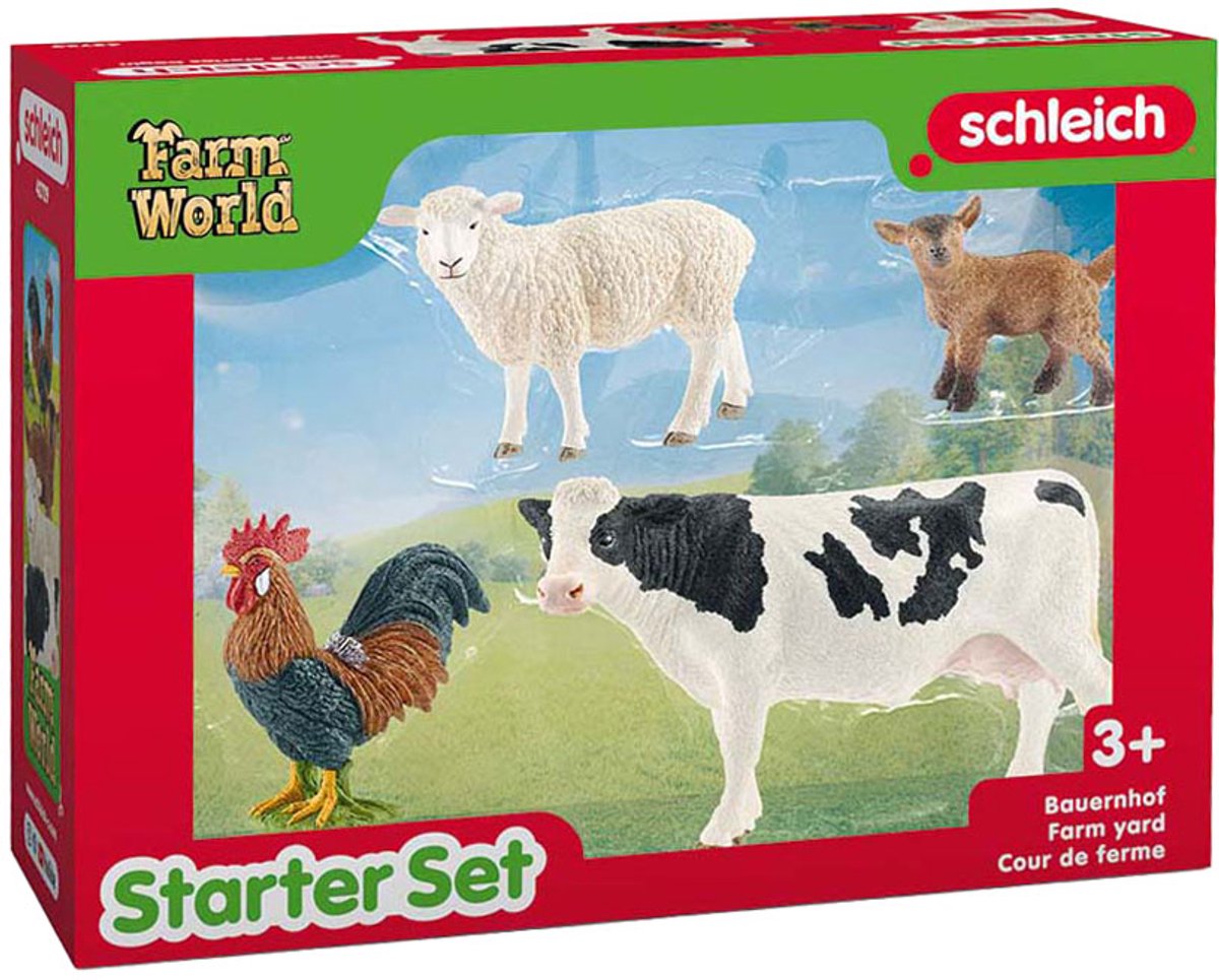 Schleich – Farm World – Boerderijdieren set – 4 figuren – 3+ — afbeelding 2