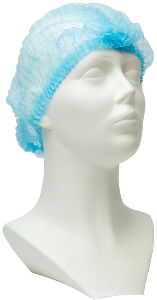 Baret model wokkel - Haarnetjes - blauw - 100 stuks