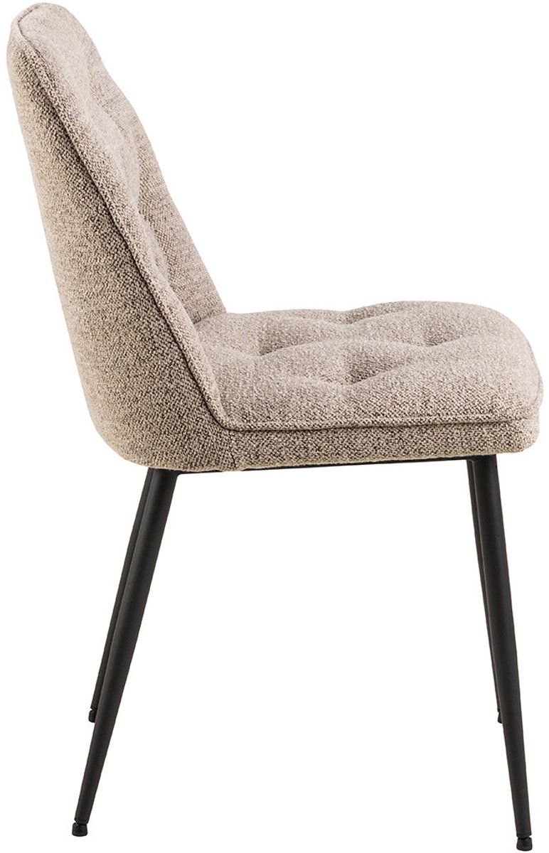 Eetkamerstoel Zion Beige - Giga Living