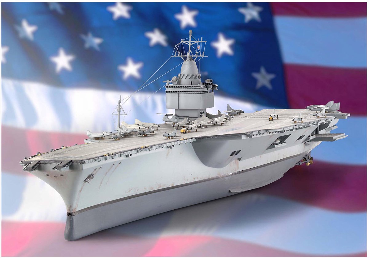Revell Modelbouwpakket Militaire voertuigen - 05046 Nuclear Carrier - U.S.S. Enterprise Plastic - 1:720 - Modelbouw — afbeelding 4