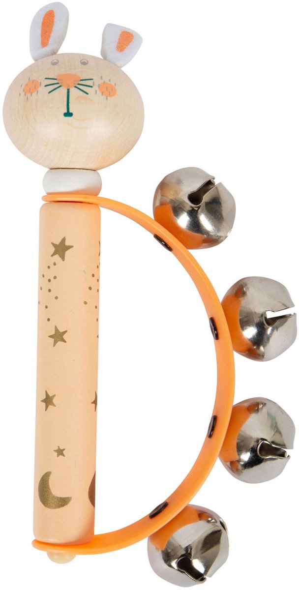 Small Foot - Houten Baby Tamboerijn Dier Pastel van Small Foot — afbeelding 2