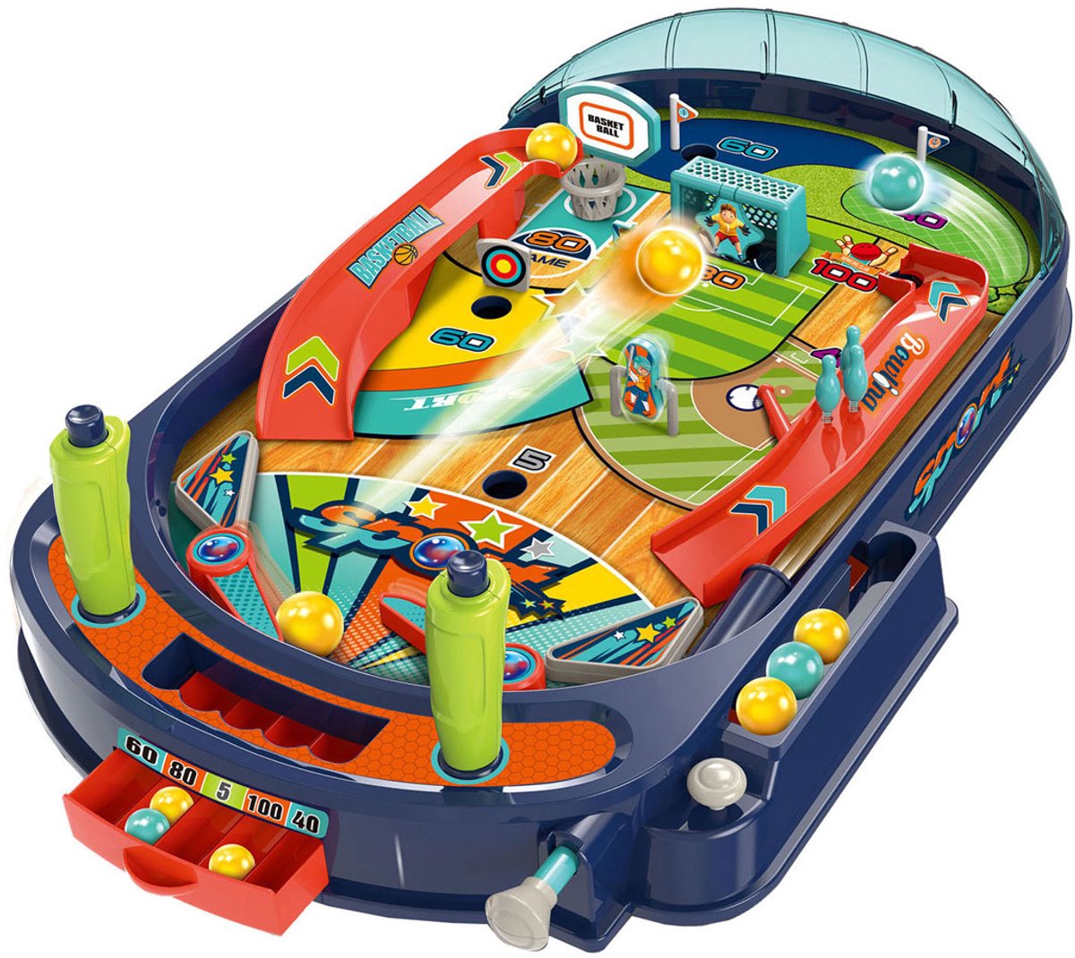 Tafelgame Pinball Flipperkast