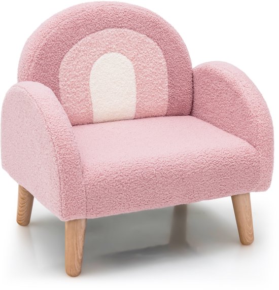 Costway Kinderstoel voor peuters – Roze