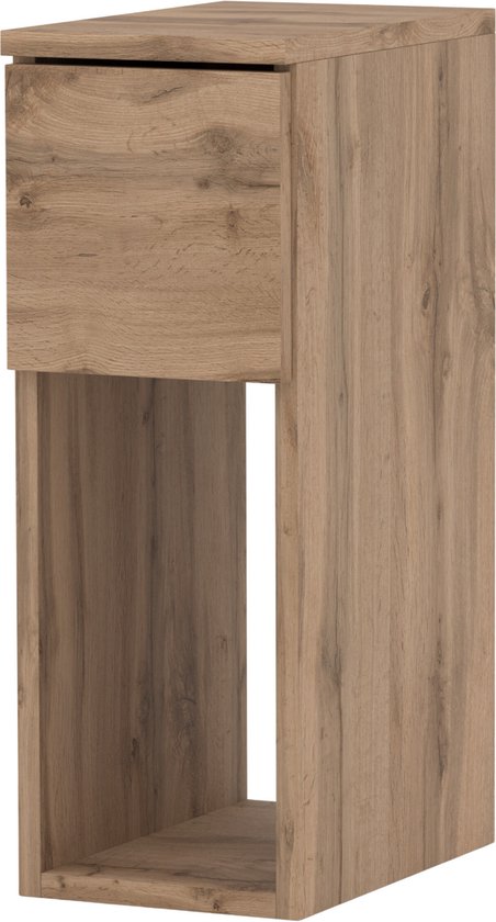 HEYZOEY Nachtkastje met 2 lades, modern nachtkastje, bijzettafel met opbergruimte voor slaapkamer en woonkamer (wit, 30 × 40 × 56 cm