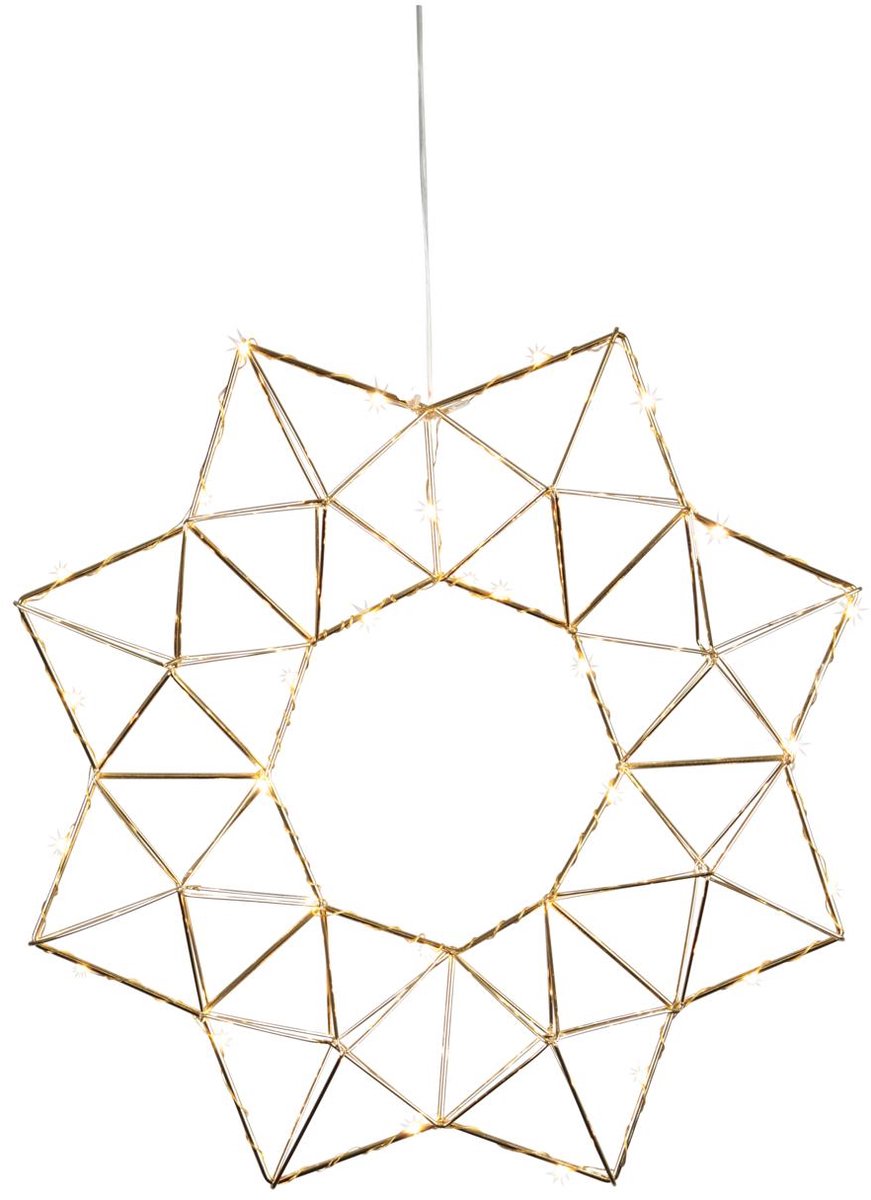 Star Trading 690-50, Lichtdecoratie figuur, Geelkoper, Polyvinyl chloride (PVC), IP20, Transparant, 30 lampen