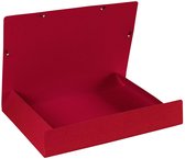 Exacompta 5x Chemise à élastique 3 rabats carte lustrée 600gm2 - A3 - Rouge - 59503E