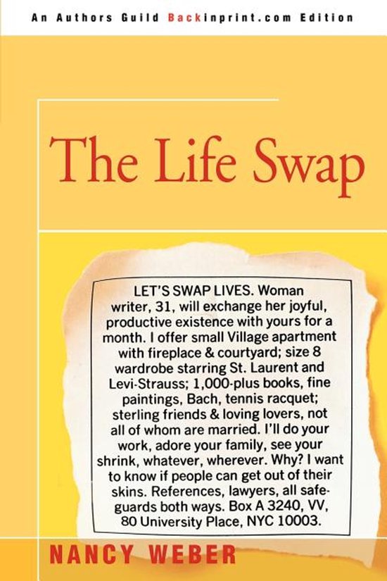 The Life Swap - cover