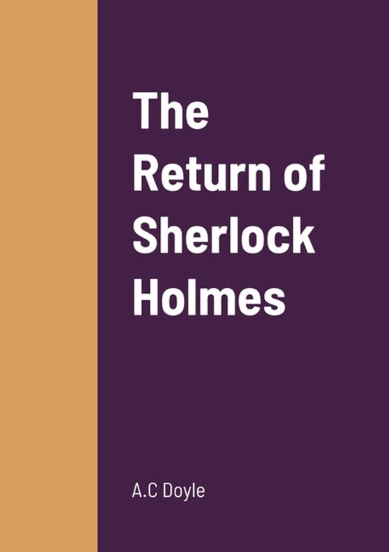 The Return of Sherlock Holmes - cover
