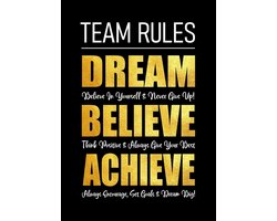 Thank You Gifts for Employees- Team Rules - Dream - Believe - Achieve