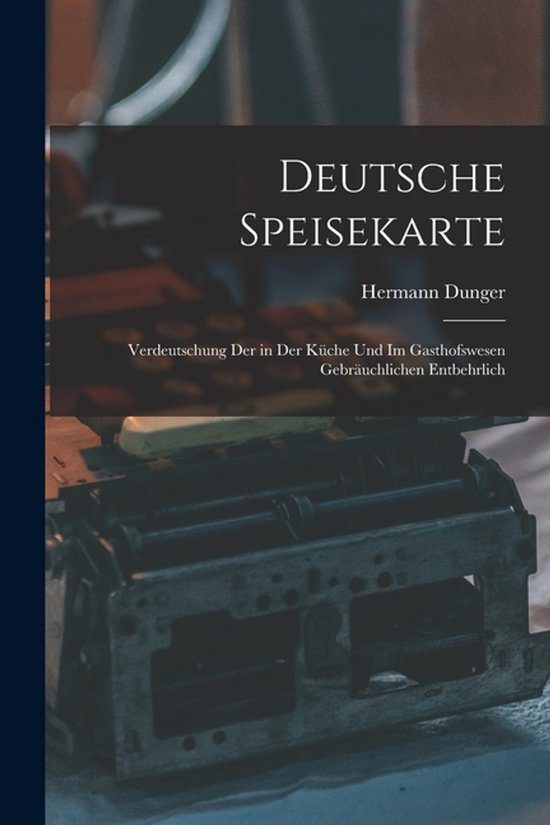 Deutsche Speisekarte - cover