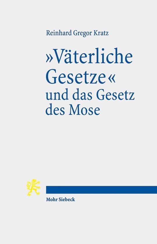 Tria Corda- "Väterliche Gesetze" und das Gesetz des Mose - cover