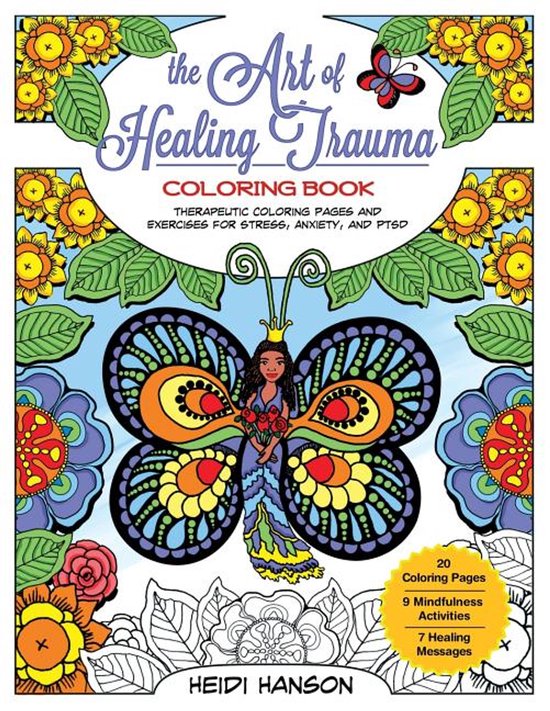 The Art of Healing Trauma Coloring Book Revised Edition - cover