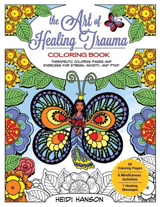 The Art of Healing Trauma Coloring Book - cover