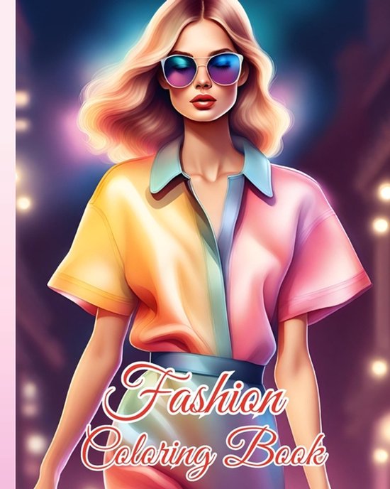 Fashion Coloring Book for Adults and Teens - cover