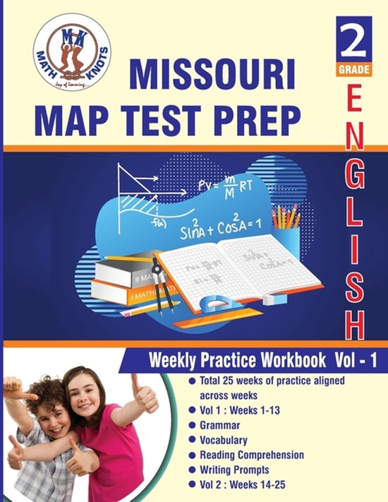 Missouri Assessment Program (MAP), 2nd Grade ELA Test Prep - cover