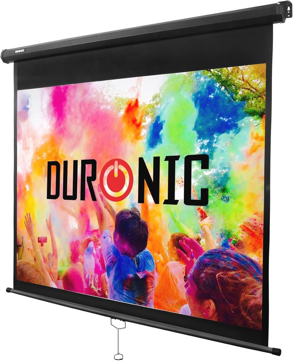 Handmatig Projectiescherm 80 inch | 163 x 122 cm Mat Wit HD | Ideaal voor Home Cinema en Kantoor
