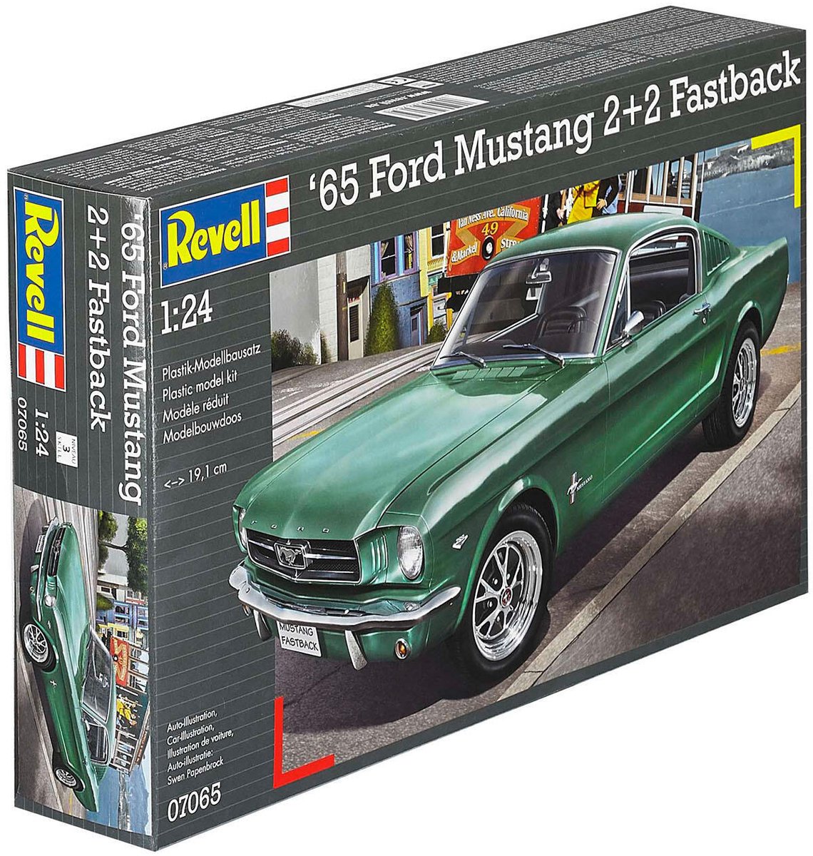 Maquette Ford Mustang 2+2 Fastback 1965 - échelle 1/24 - REVELL 07065