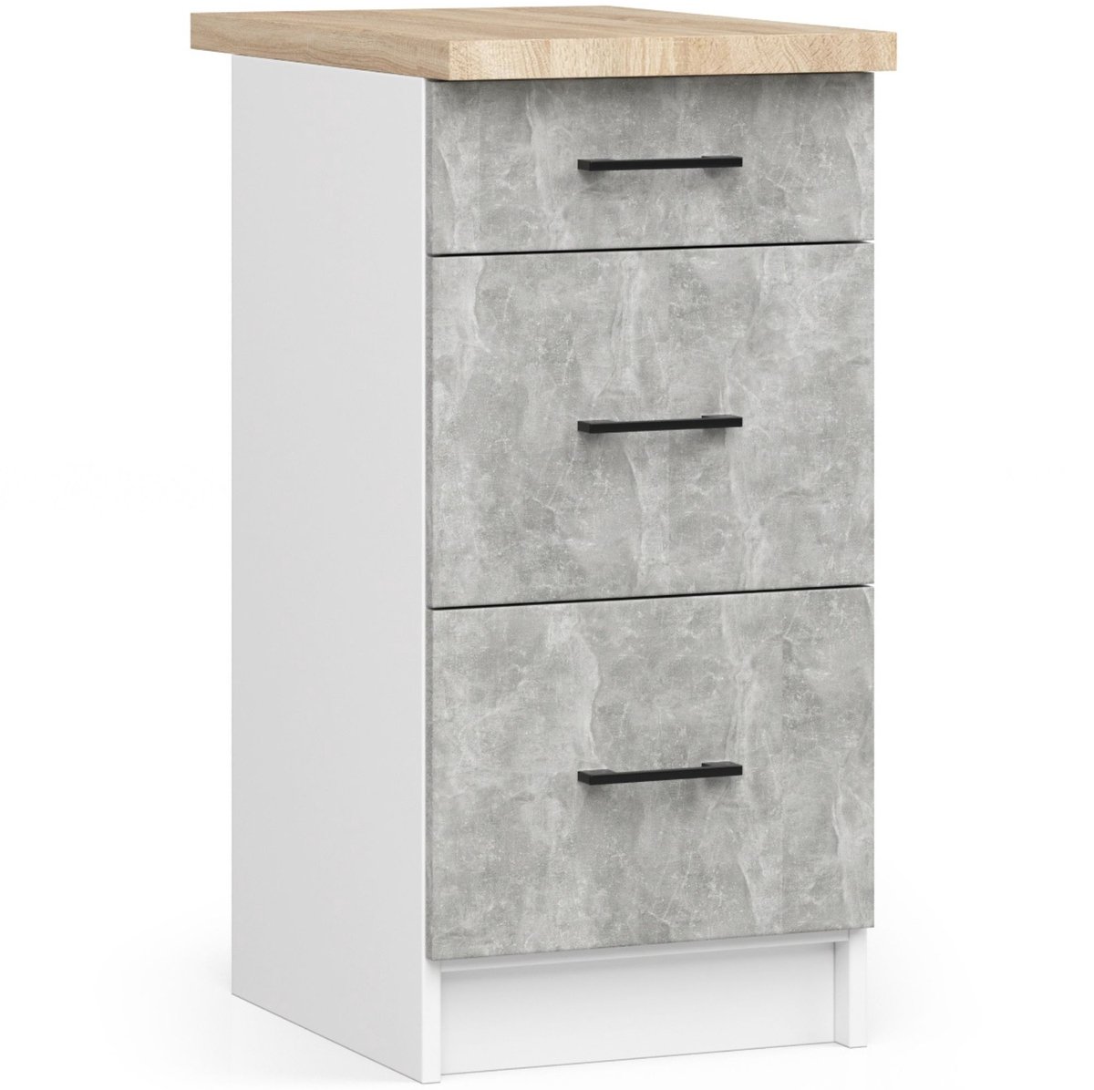 Keukenkast modulaire OLIWIA S40 met Verkblad / Onderkast met 3 Lades / AKORD Furniture Fac