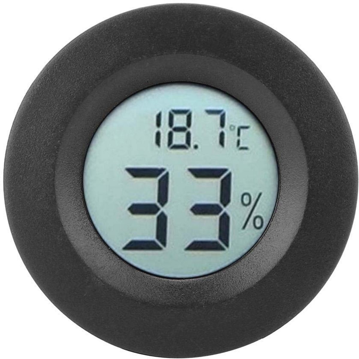 Digitale Hygrometer Thermometer voor Binnen - LCD Temperatuur- en Vochtigheidsmeter voor Huiskantoor