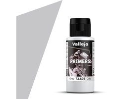 Vallejo Hobbyverf Acrylverf - 73601 Grey - Primer - Acryl (60 ml) Verf flesje - 60 ml