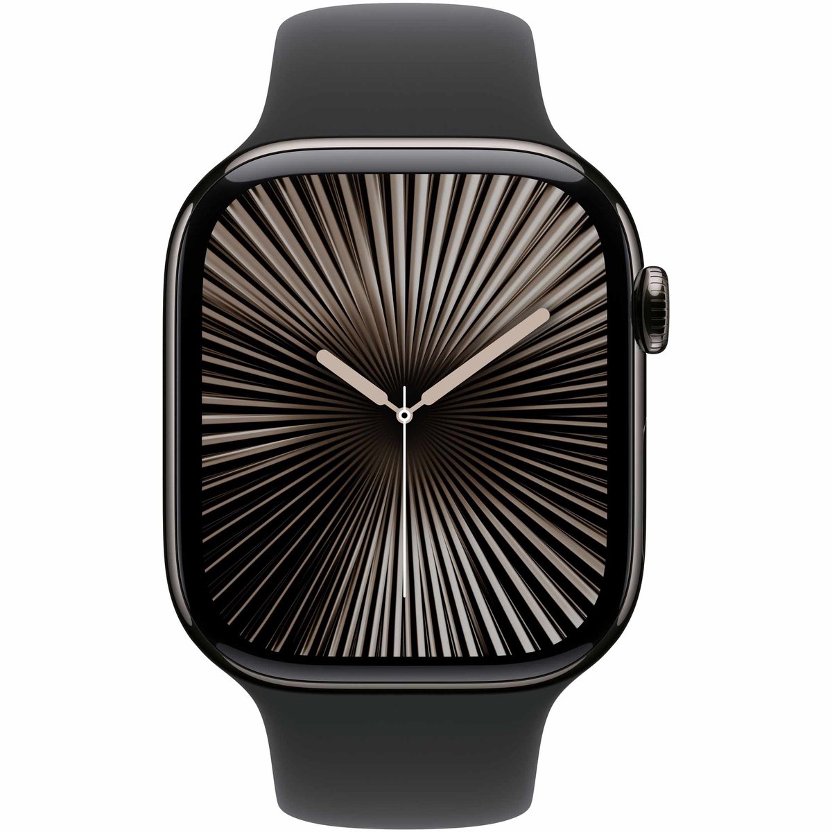 Apple Watch 10 46mm GPS+4G Titan Sport - M/L leisteen/zwart