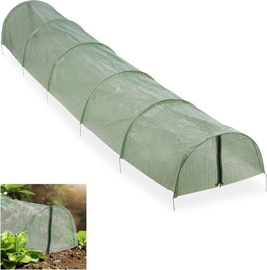 Relaxdays Kweektunnel Folie - 2,9 Meter - Tuintunnel | Kassen