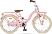 SJOEF Classic Meisjesfiets 20 inch Roze | Kinderfiets 6, 7 & 8 jaar | Kledingmaat 118-128 | Fiets 20 inch
