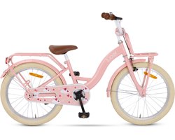 SJOEF Classic Meisjesfiets 20 inch Roze | Kinderfiets 6, 7 & 8 jaar | Kledingmaat 118-128 | Fiets 20 inch