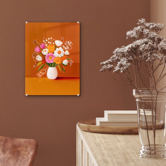 Vase - Fleurs - Oranje