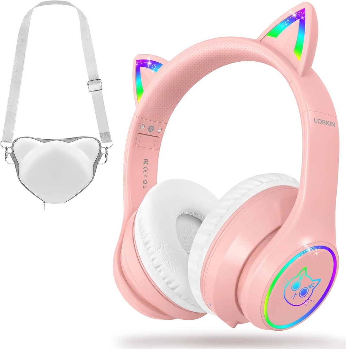 Draadloze Kinderhoofdtelefoon met Licht en Geluidsisolerend Ontwerp