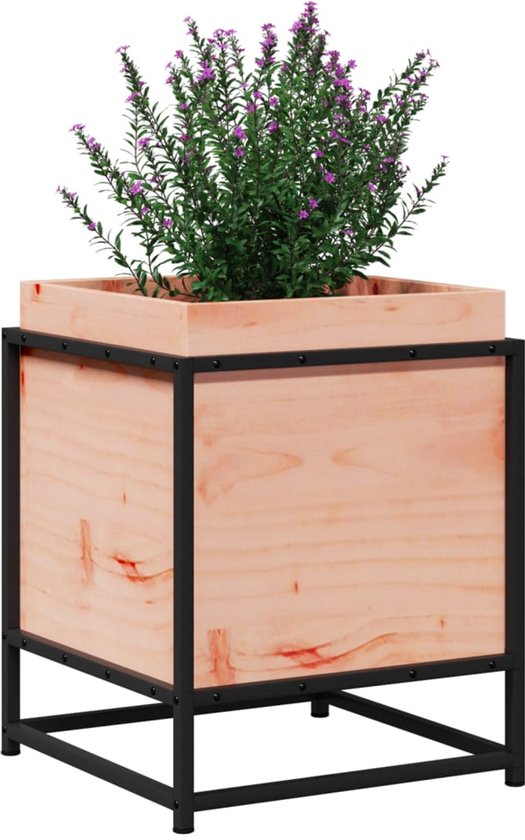 vidaXL - Jardinière - 40x40x50 - cm - solide - douglashout
